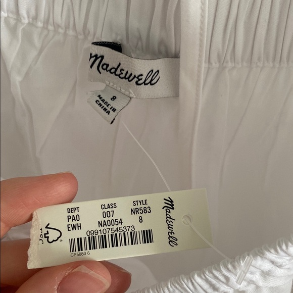 NWT Madewell Puff-Sleeve Babydoll Top - Picture 4 of 7